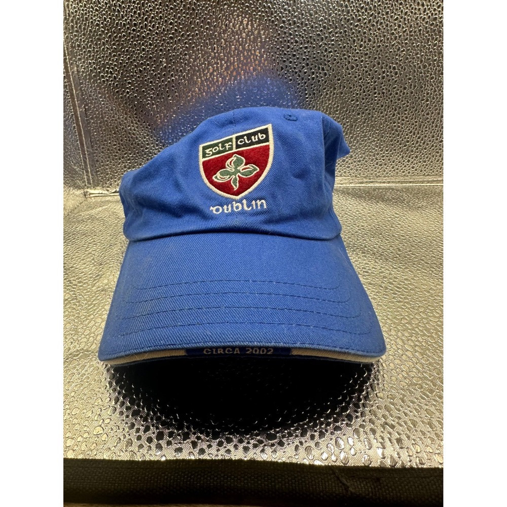 Pukka Golf Club Dublin Blue Hat Circa 2002 Adjustable Strapback Dad Cap